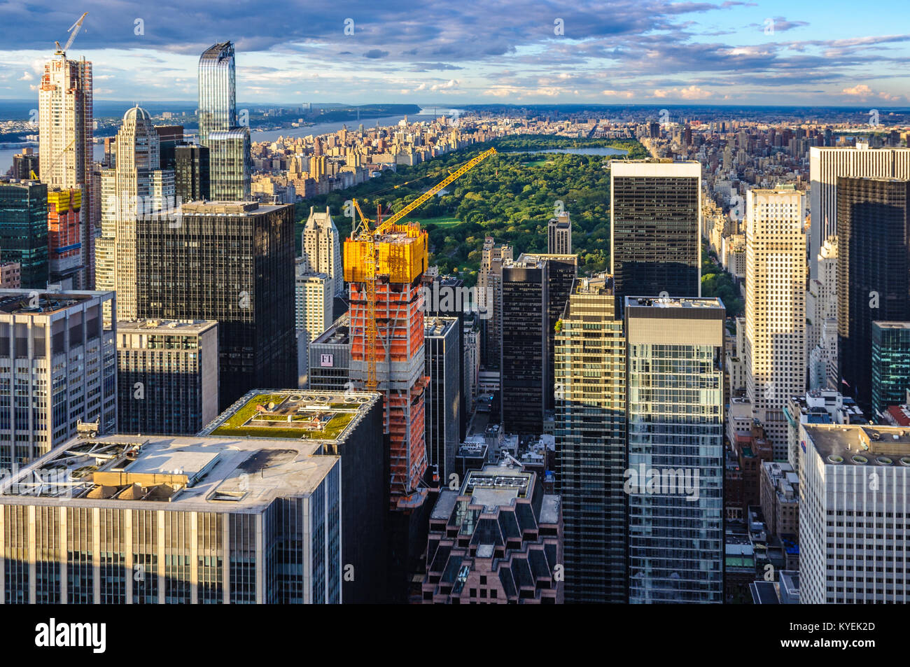 Central Park Top Of The Rock New York Hi-res Stock Photography And 