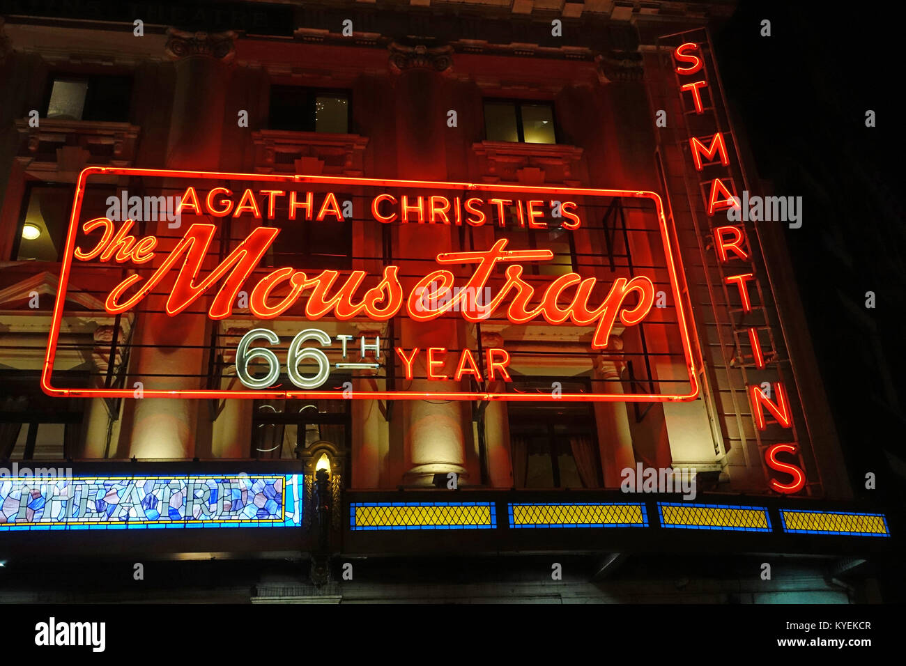 London west end theatre mousetrap hi-res stock photography and images ...