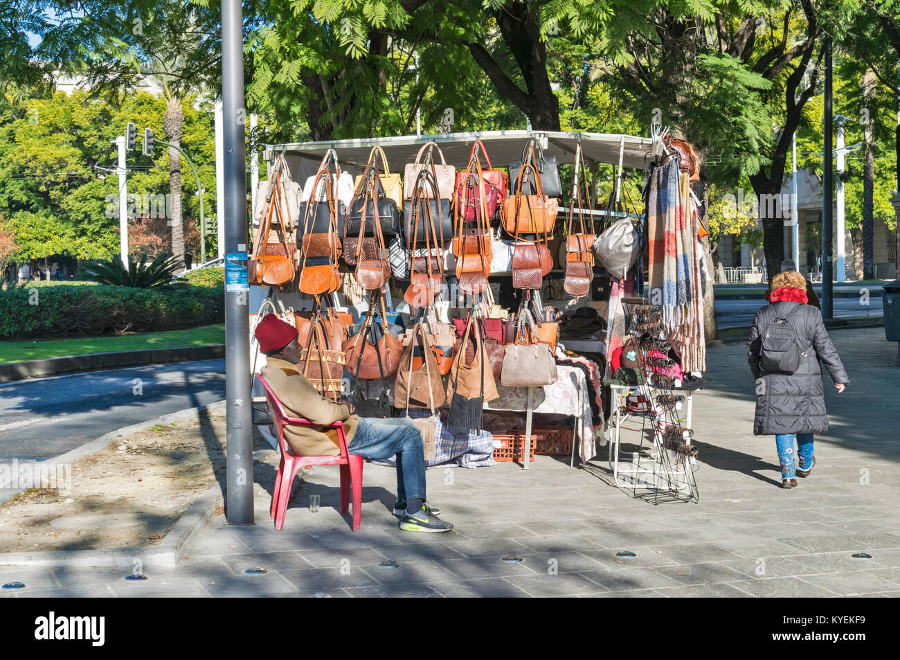 Handbag Stall High Resolution Stock Photography and Images - Alamy