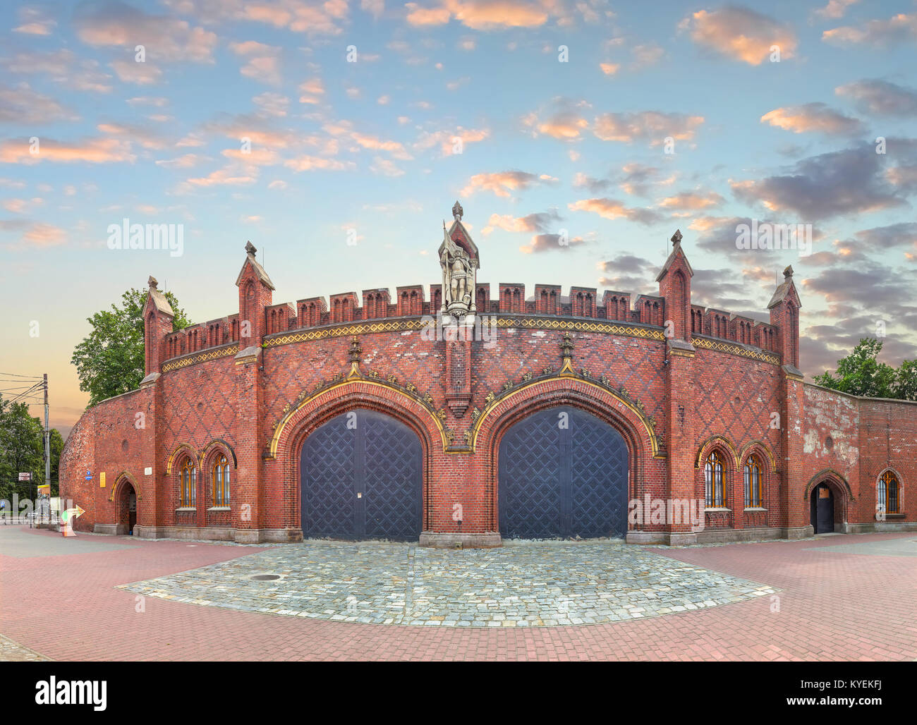 Friedland Gate. Kaliningrad. Russia. Stock Photo