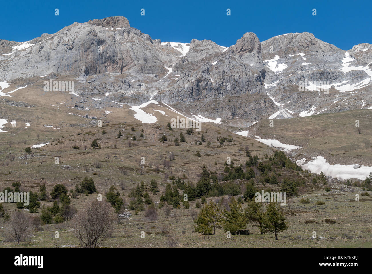 Landscape from Ligurian mountains part of Italian Alps Stock Photo - Alamy