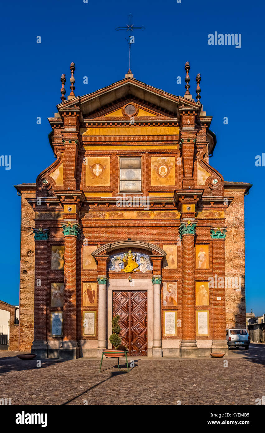 Italy Piedmont Vinovo Church of San Desiderio Stock Photo