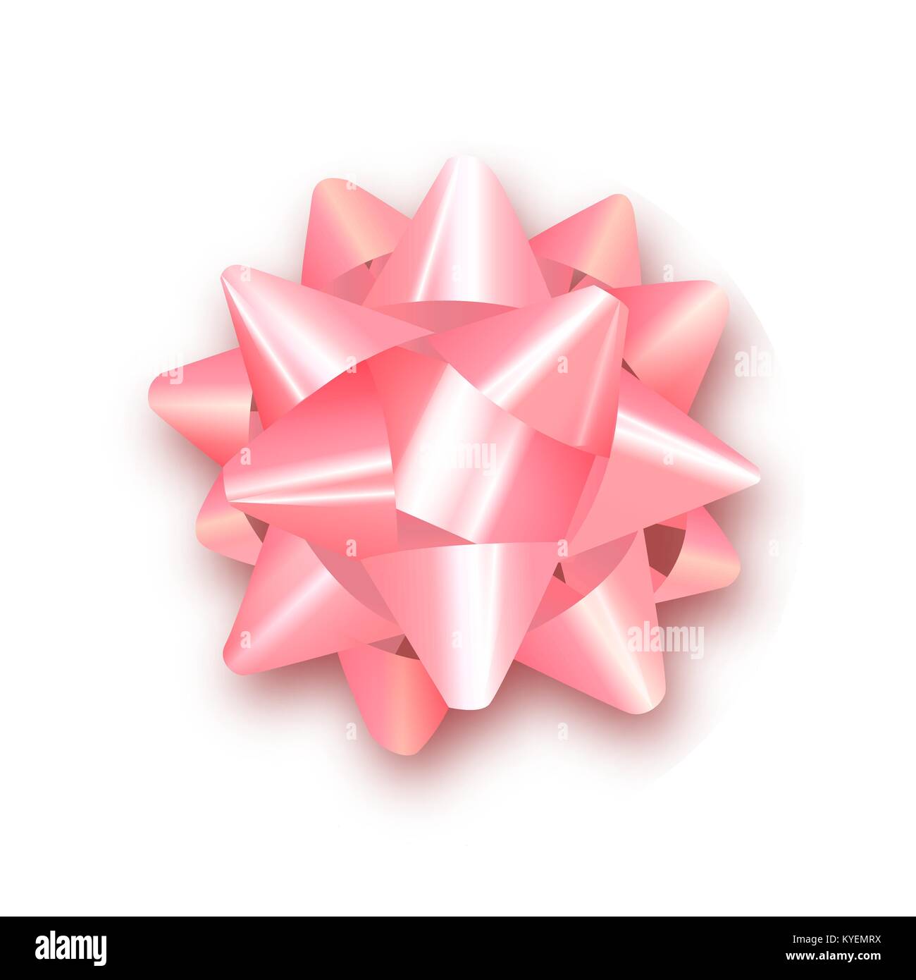 Pink bow Stock Vector Images - Alamy