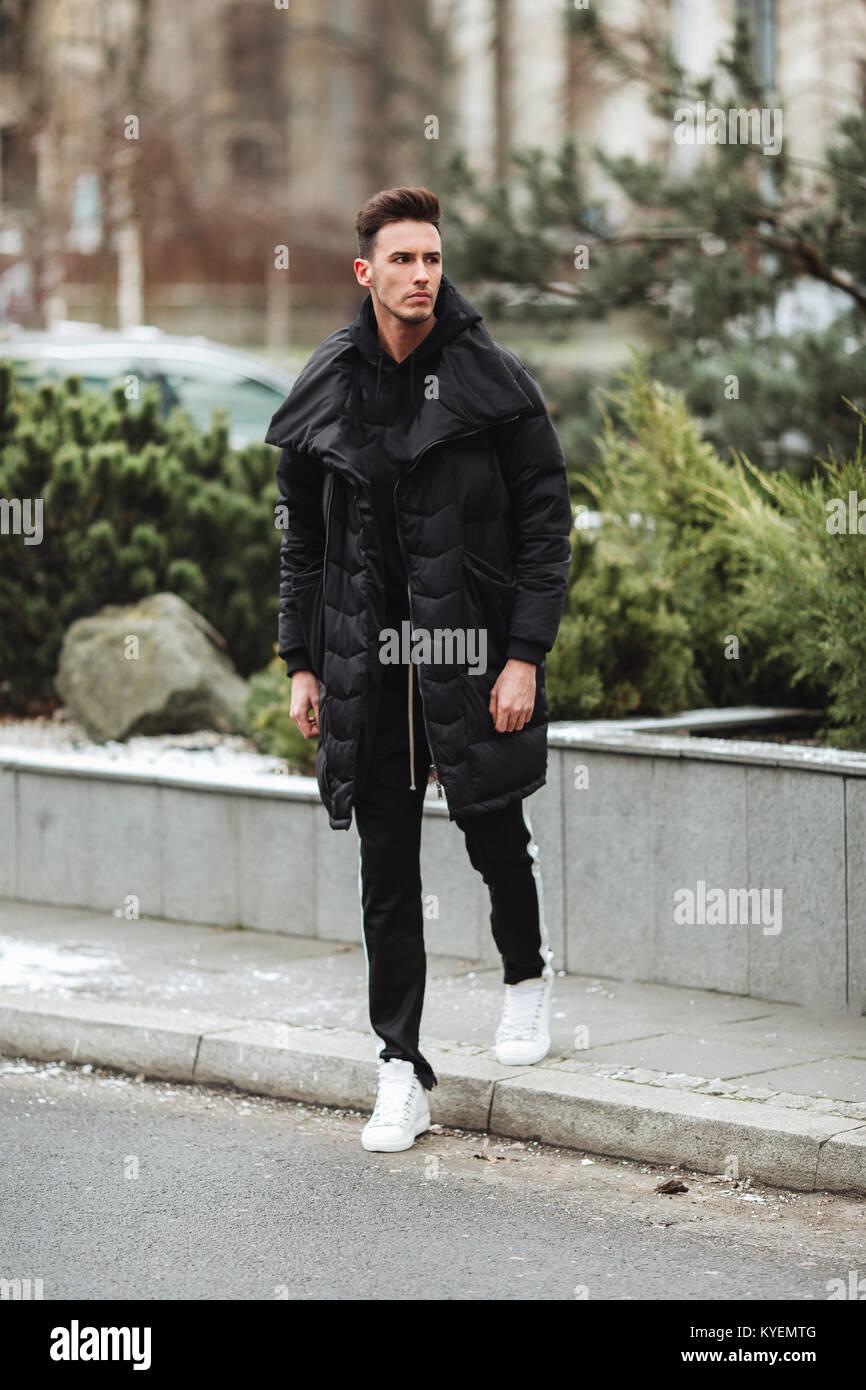 Big jacket outfits best sale
