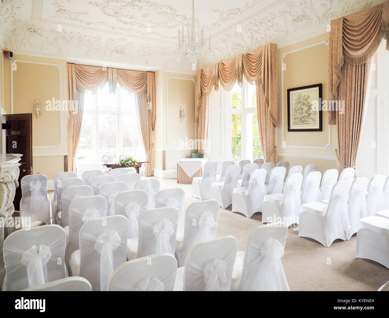 Chair Covers Stock Photos Chair Covers Stock Images Alamy