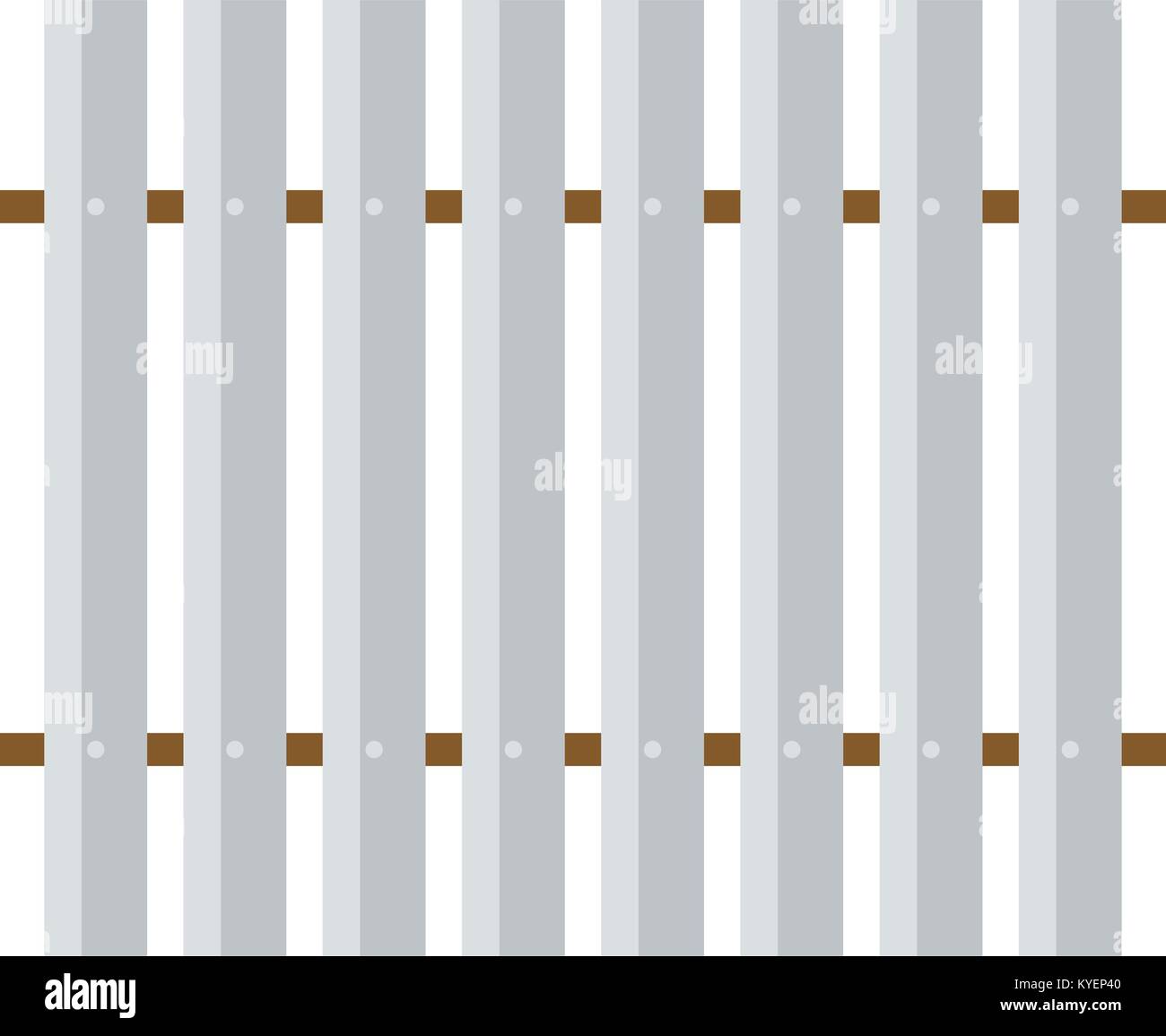 Icon of Construction fence . Flat color design. Vector illustration ...