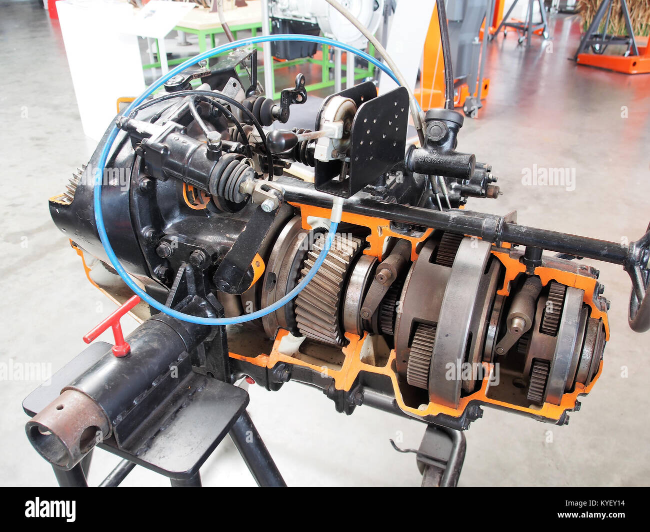 An Image Of An Unimog Transmission System Displayed At The Unimog An Image Of An Unimog Transmission System Displayed At The Unimog