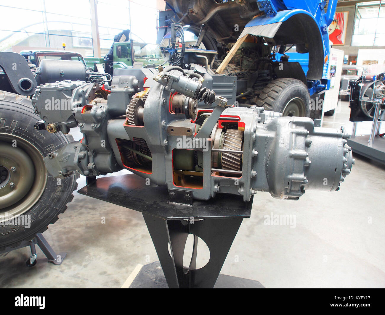 A Photograph Of A Unimog Transmission Displayed At The Unimog Museum A Photograph Of A Unimog Transmission Displayed At The Unimog Museum