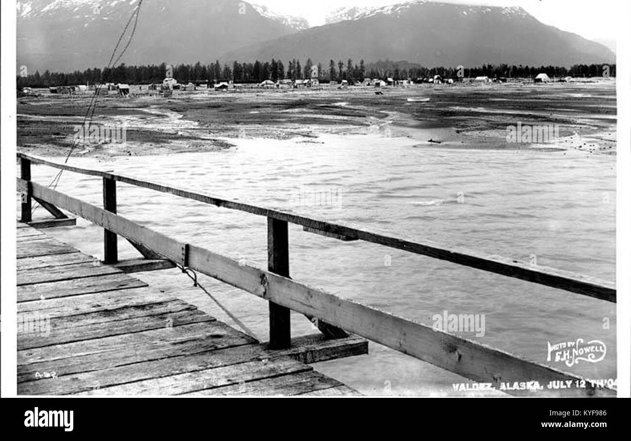 Valdez, Alaska, July 12, 1904 (NOWELL 22 Stock Photo Alamy