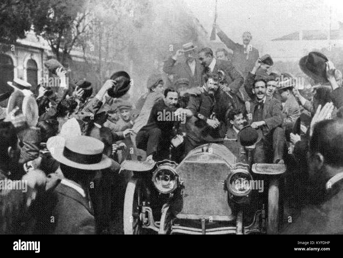 Visconde da Ribeira Brava após a revolução de 5 de Outubro de 1910 Stock Photo