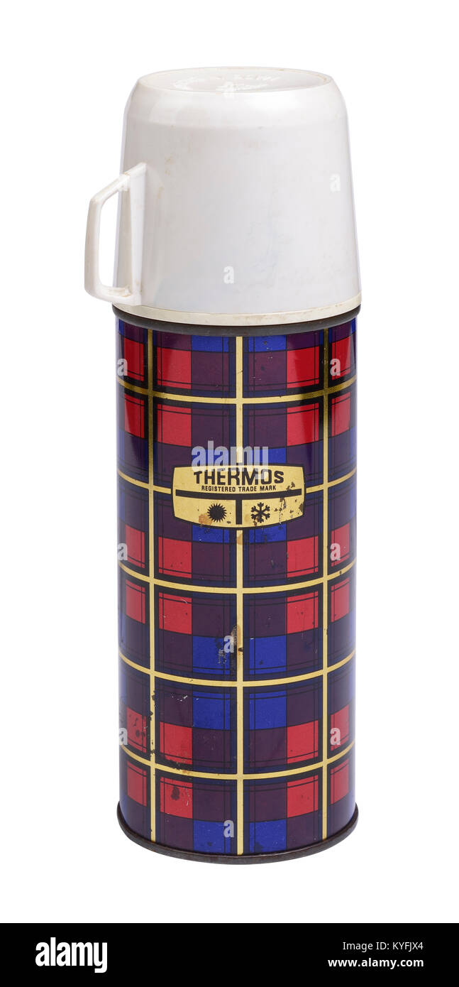 Thermos flask vintage Cut Out Stock Images & Pictures - Alamy
