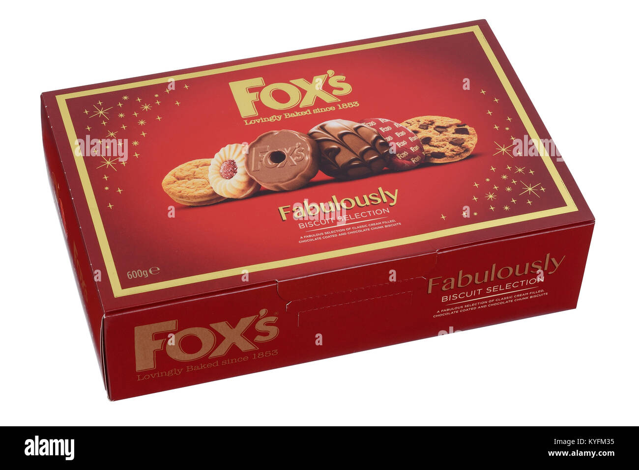 Box of Fox's biscuit collection Stock Photo