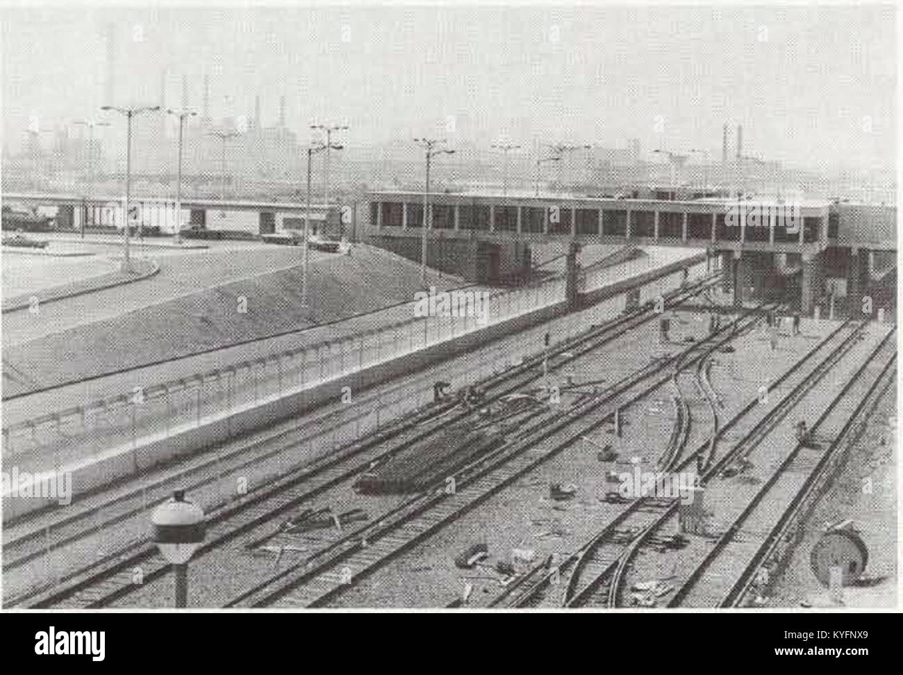 Wellington station before opening, 1975 Stock Photo Alamy