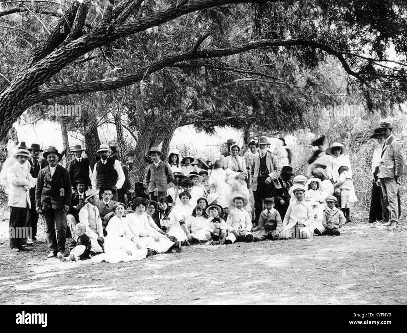 Welsh people of Trelew, Patagonia (ca.1908) Stock Photo