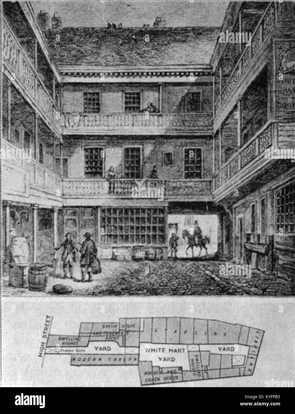 White Hart, Southwark Stock Photo Alamy