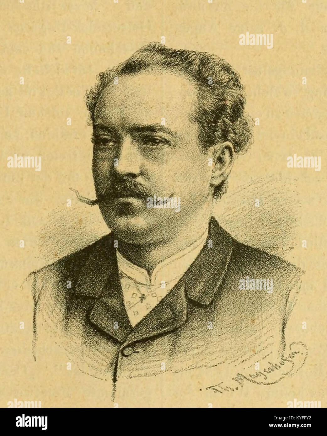 Wilhelm Frick (1843–1886) Stock Photo