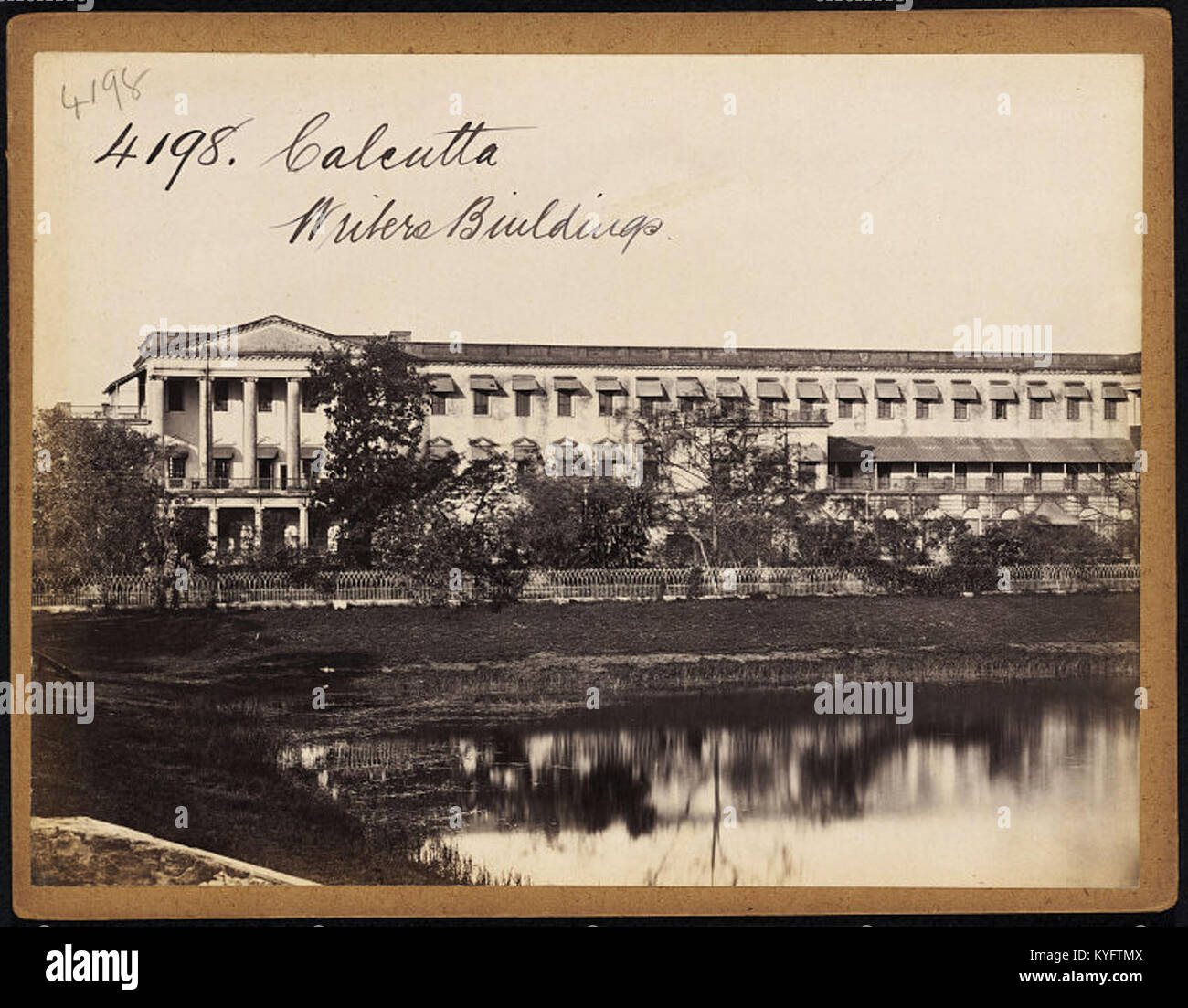 Writers Buildings, Calcutta (Third view) by Francis Frith Stock Photo
