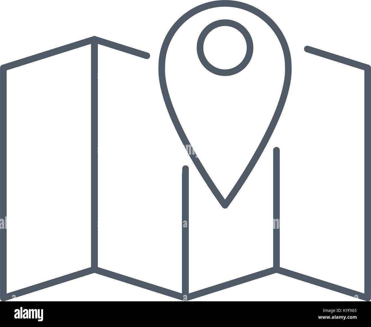 Map location symbol Stock Vector Image & Art - Alamy