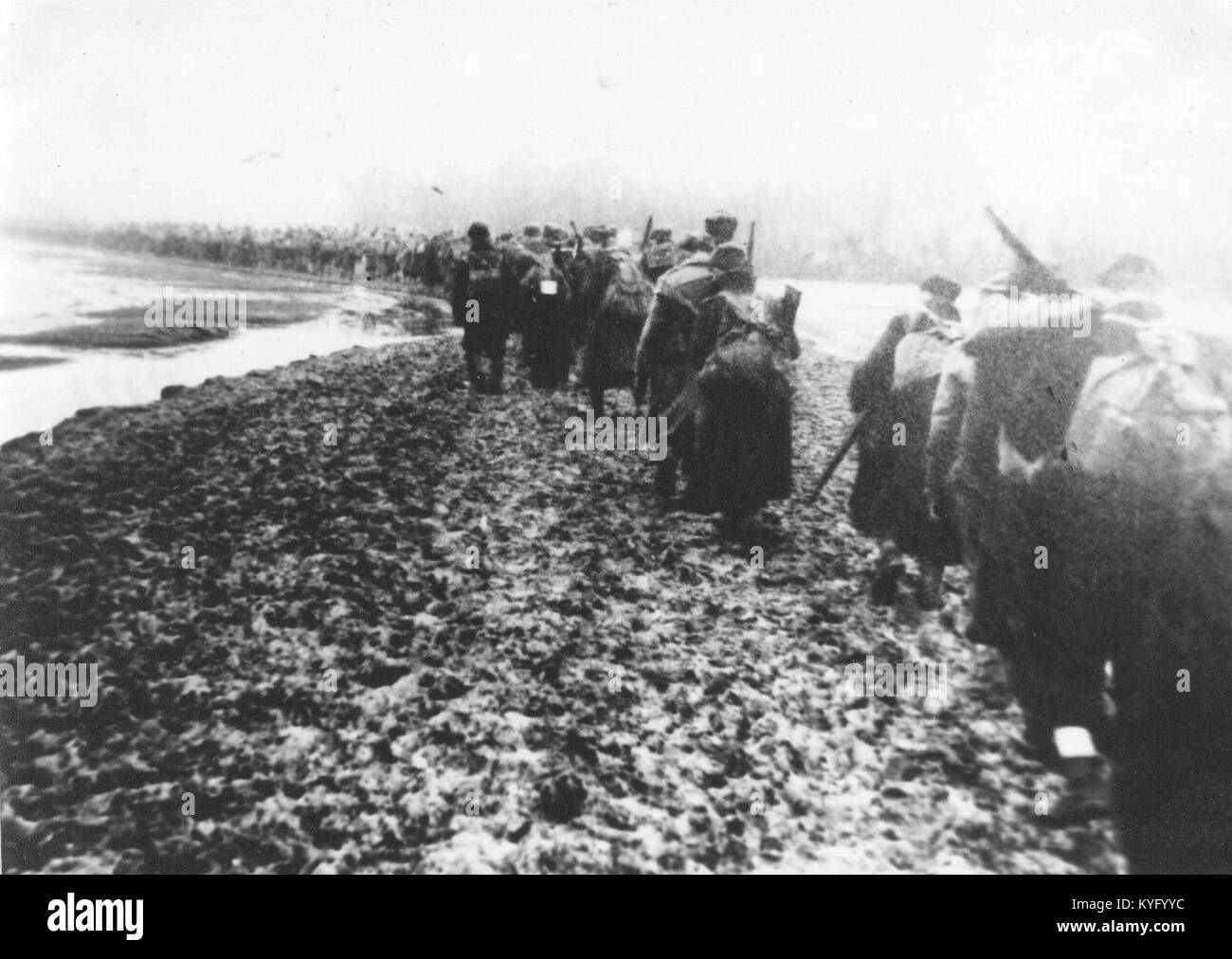 This image depicts the march of the 14th Division through Styria ...