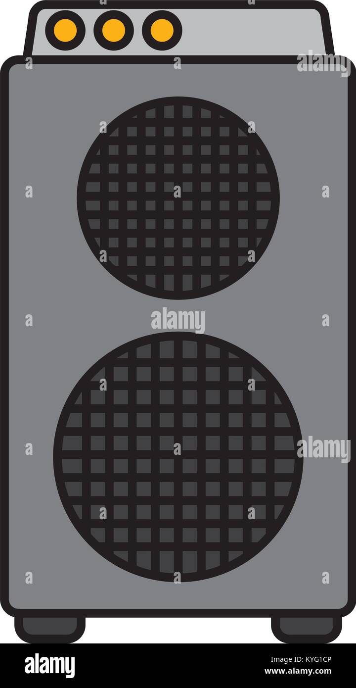 Music amplifier speaker Stock Vector Image & Art Alamy
