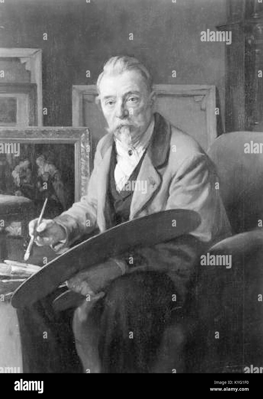 Portrait du peintre Alexandre Robert (1901 Stock Photo Alamy