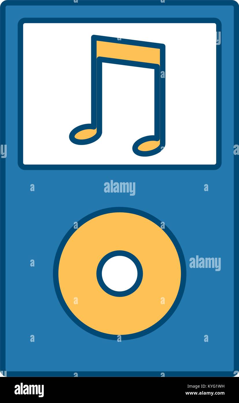 Music player device Stock Vector Image & Art - Alamy
