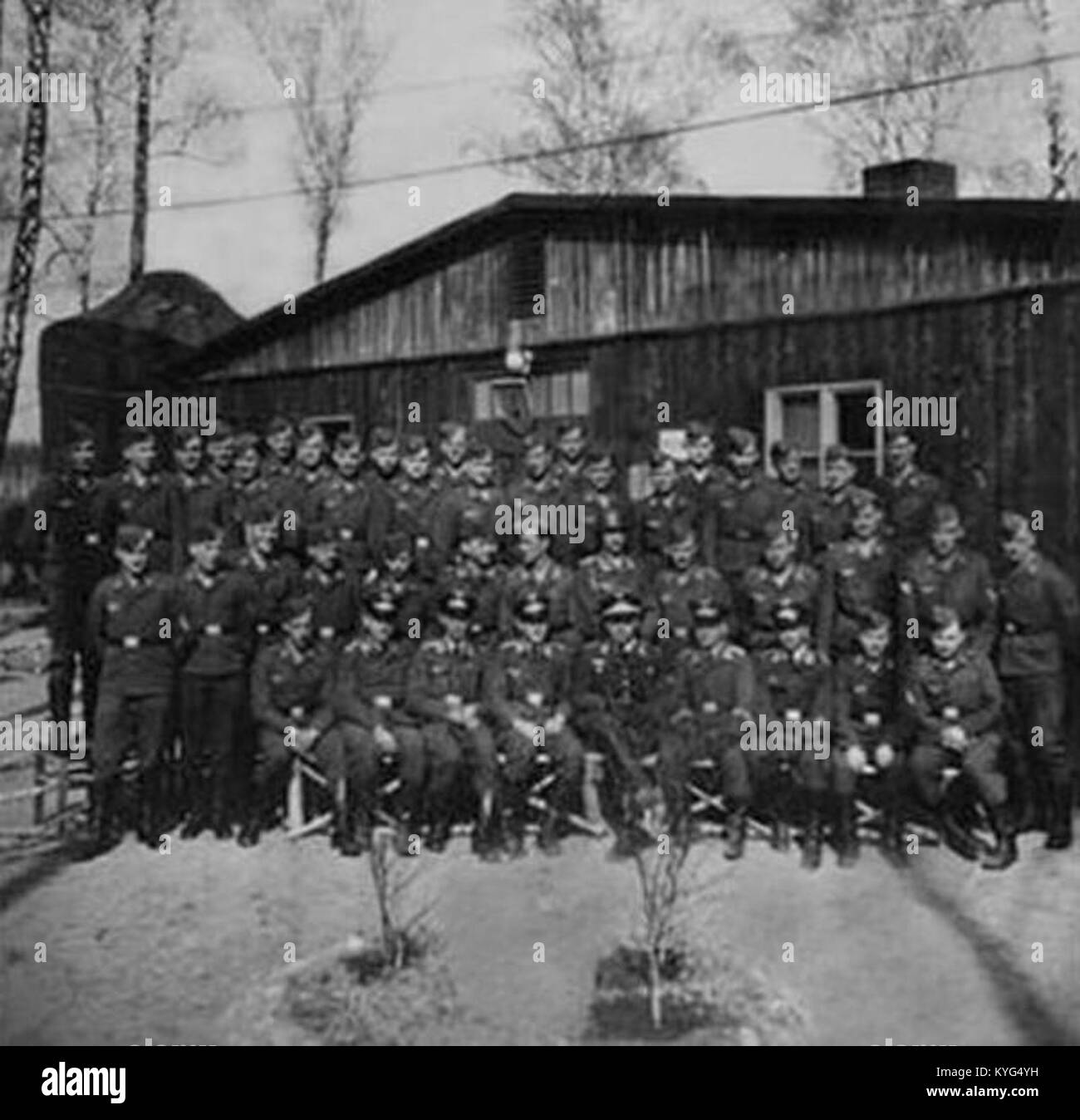 Praschnitz (Przasnysz), 1941r. Żołnierze niemieccy jednostki lotniczej