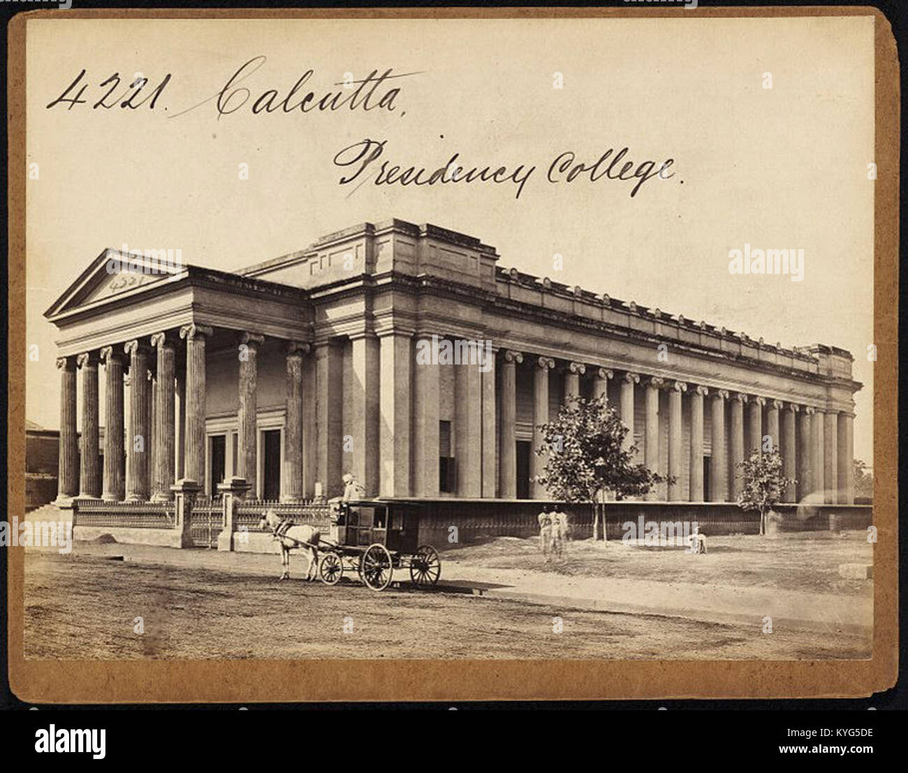 Presidency College, Calcutta by Francis Frith (2) Stock Photo