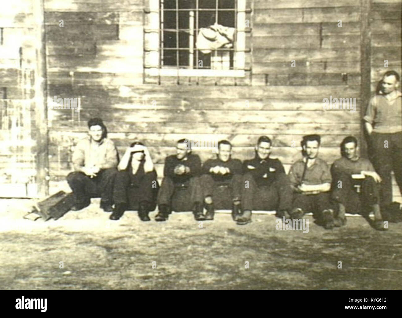 Prisoners Of War At Stalag Xviii D 2 Stock Photo Alamy