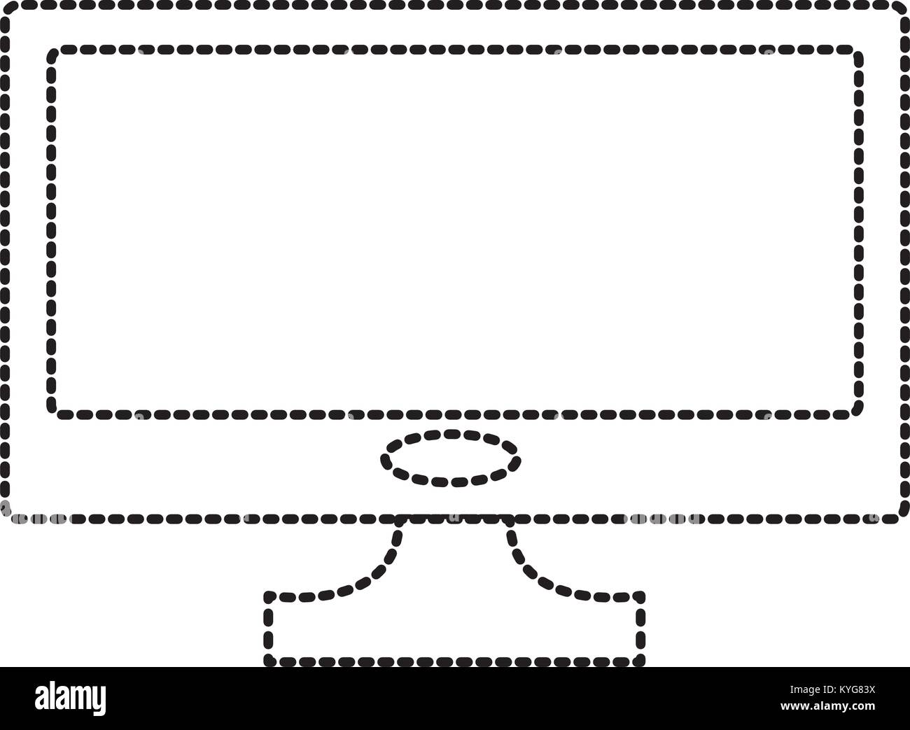 Traceable Computer Screen Computer screen technology Stock Vector Image & Art - Alamy