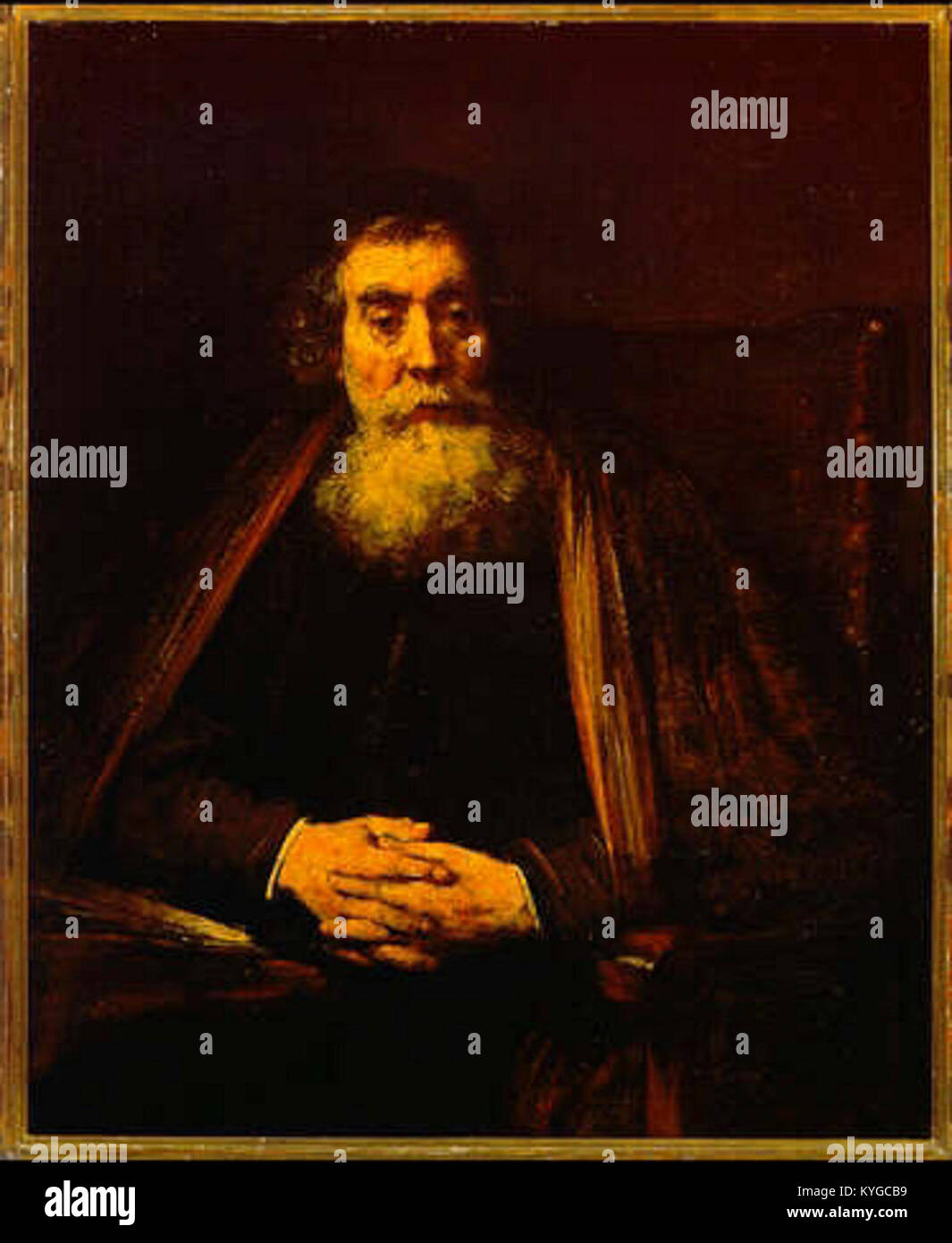 Portrait old man rembrandt in hi-res stock photography and images - Alamy