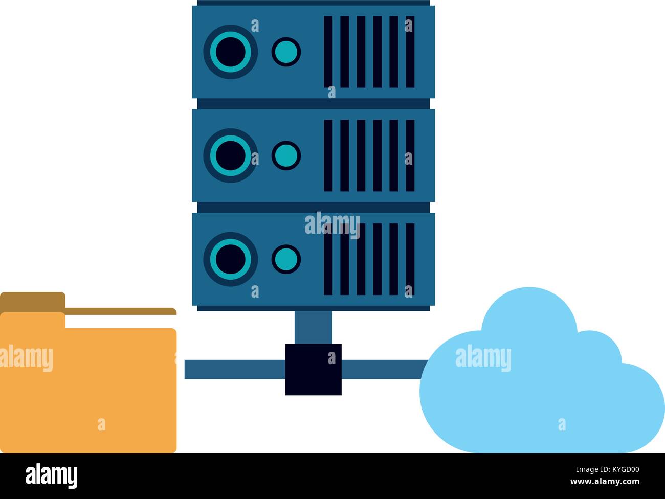 Cloud and servers technologies Stock Vector Image & Art - Alamy