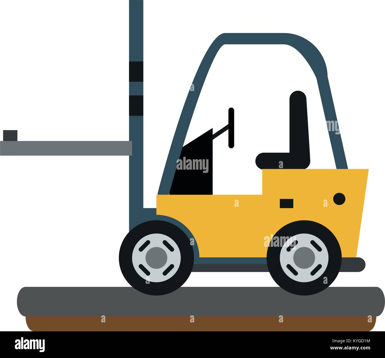 Cargo Forklift Vehicle Stock Vector Image And Art Alamy