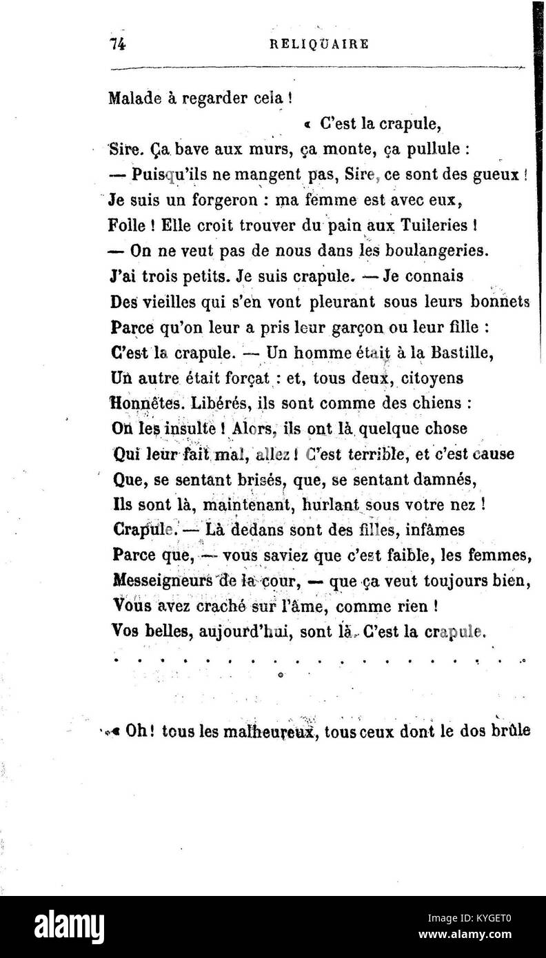 This page from *Poésies* by Arthur Rimbaud presents one of his renowned ...