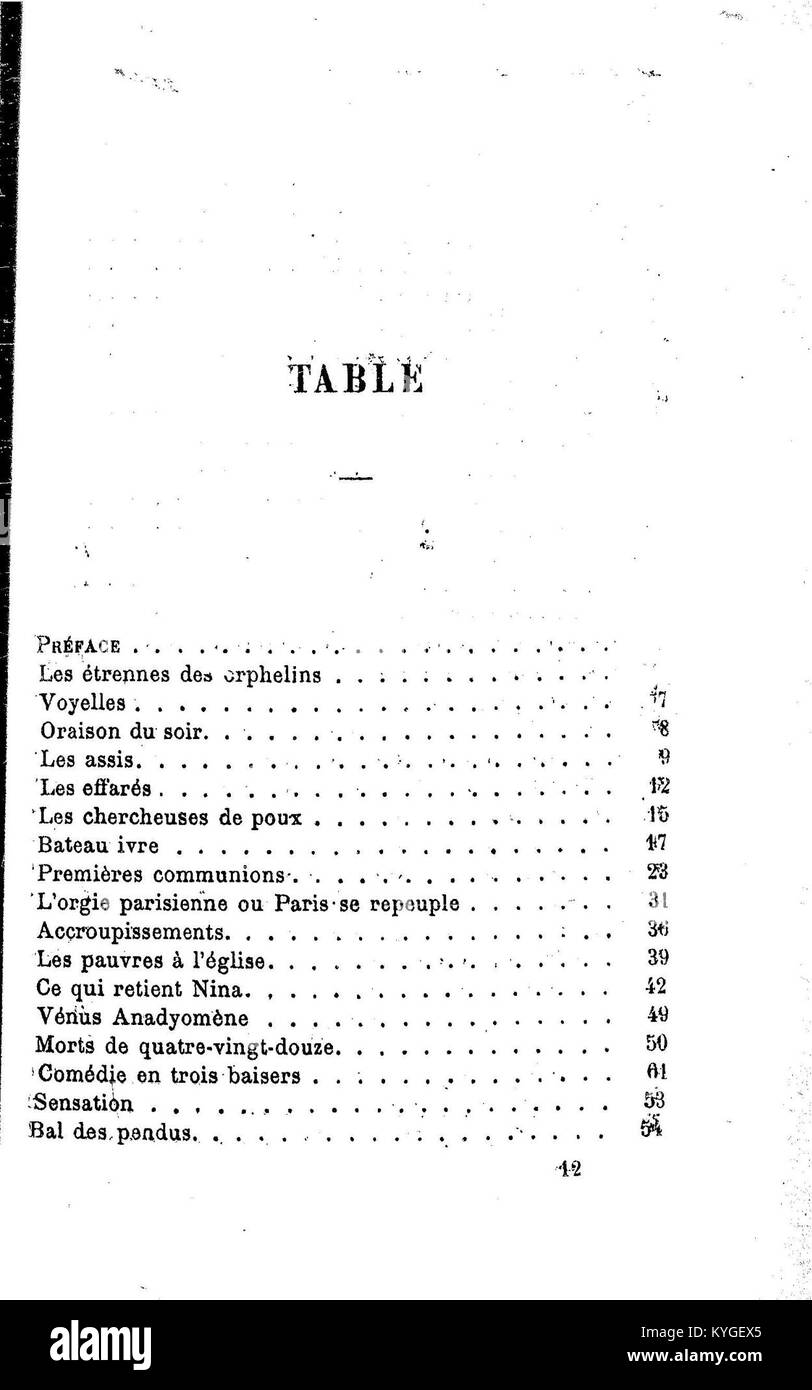 Reference to a specific poem from Arthur Rimbaud's 'Poésies', a key ...