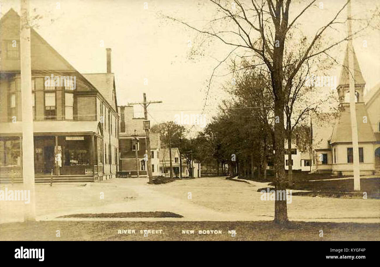 River Road in New Boston, NH Stock Photo Alamy
