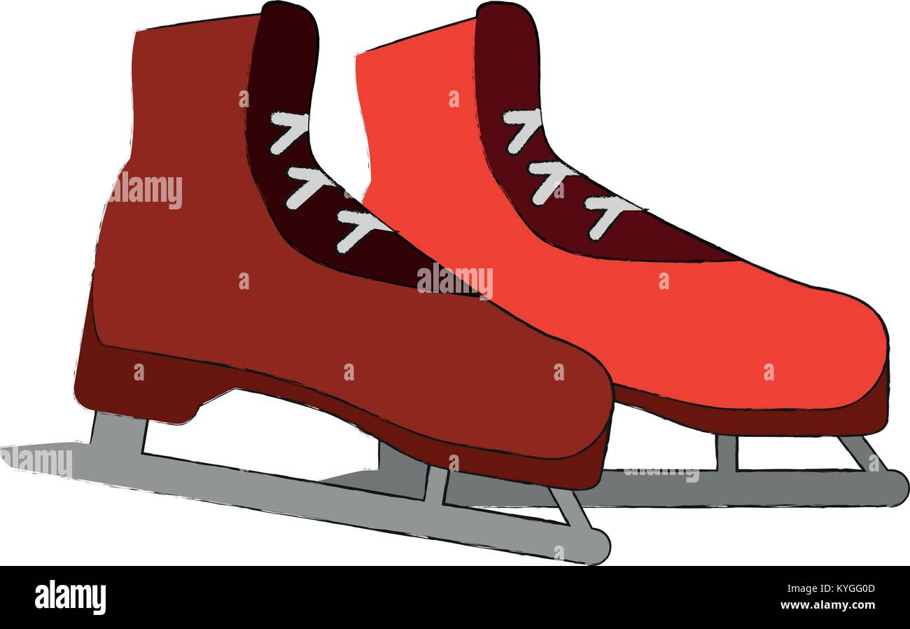 Ice skates equipment Stock Vector Image & Art Alamy