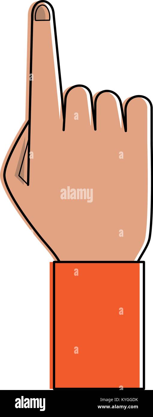 Hand pointing up Stock Vector Image & Art - Alamy