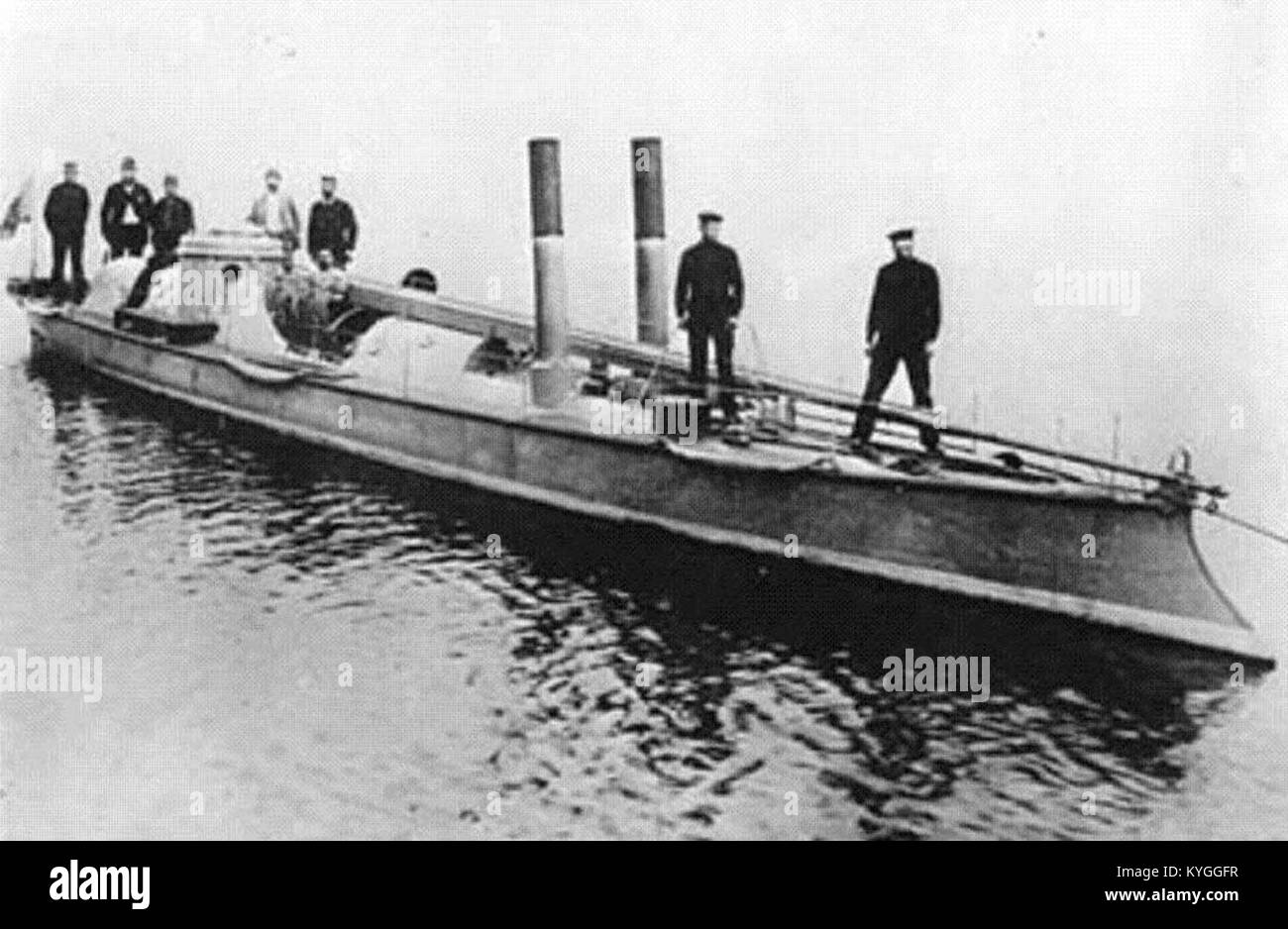 Romanian spar torpedo boat Șoimul Stock Photo