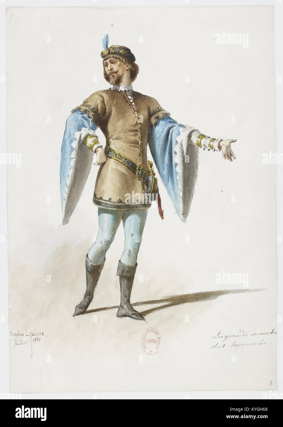 Rossini Le comte Ory Eugene Lacoste Paris 1880 3 Stock Photo Alamy