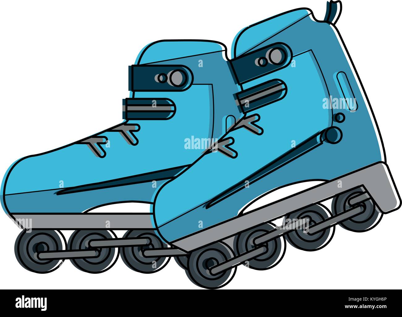 Ice skates equipment Stock Vector Image & Art Alamy