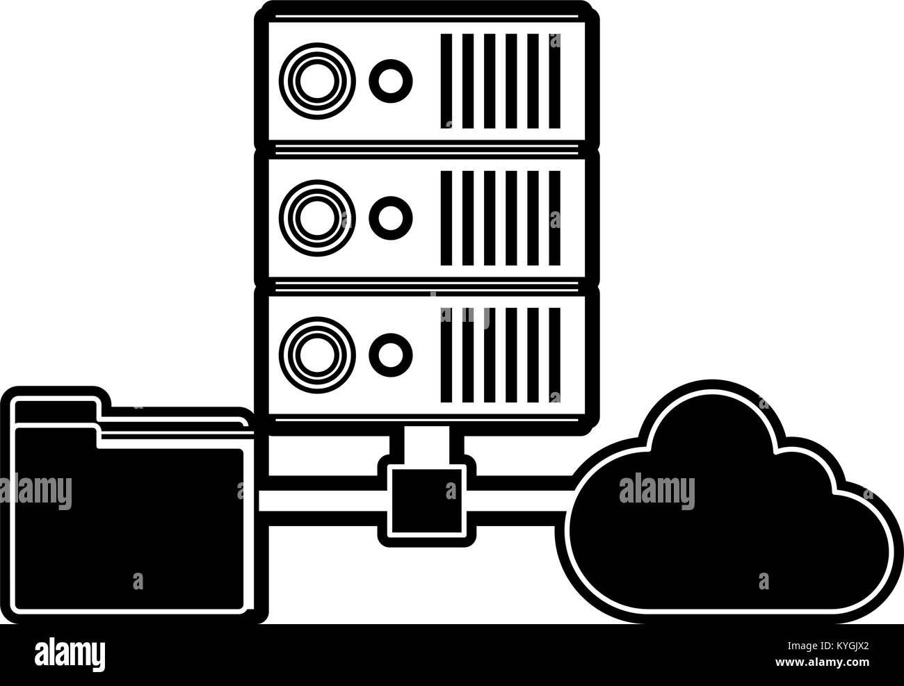 Cloud and servers technologies Stock Vector Image & Art - Alamy