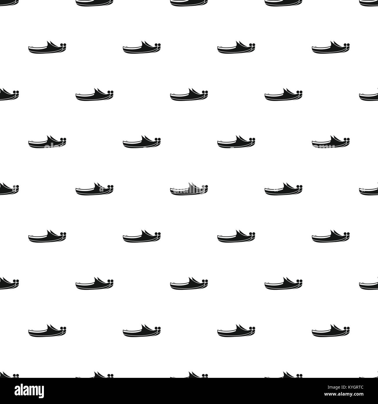 Turkish shoes pattern vector Stock Vector