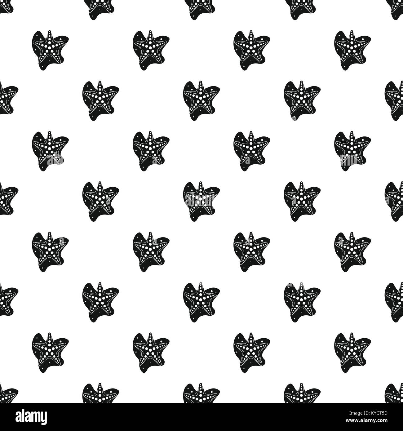 Sea star pattern vector Stock Vector Image & Art - Alamy