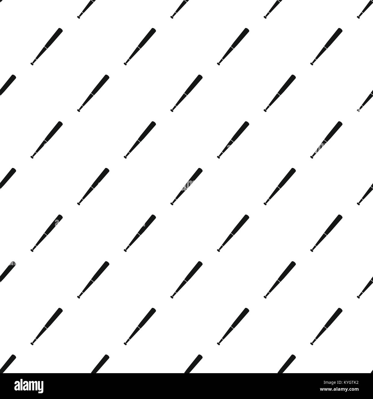 Black baseball bat pattern vector Stock Vector Image & Art - Alamy