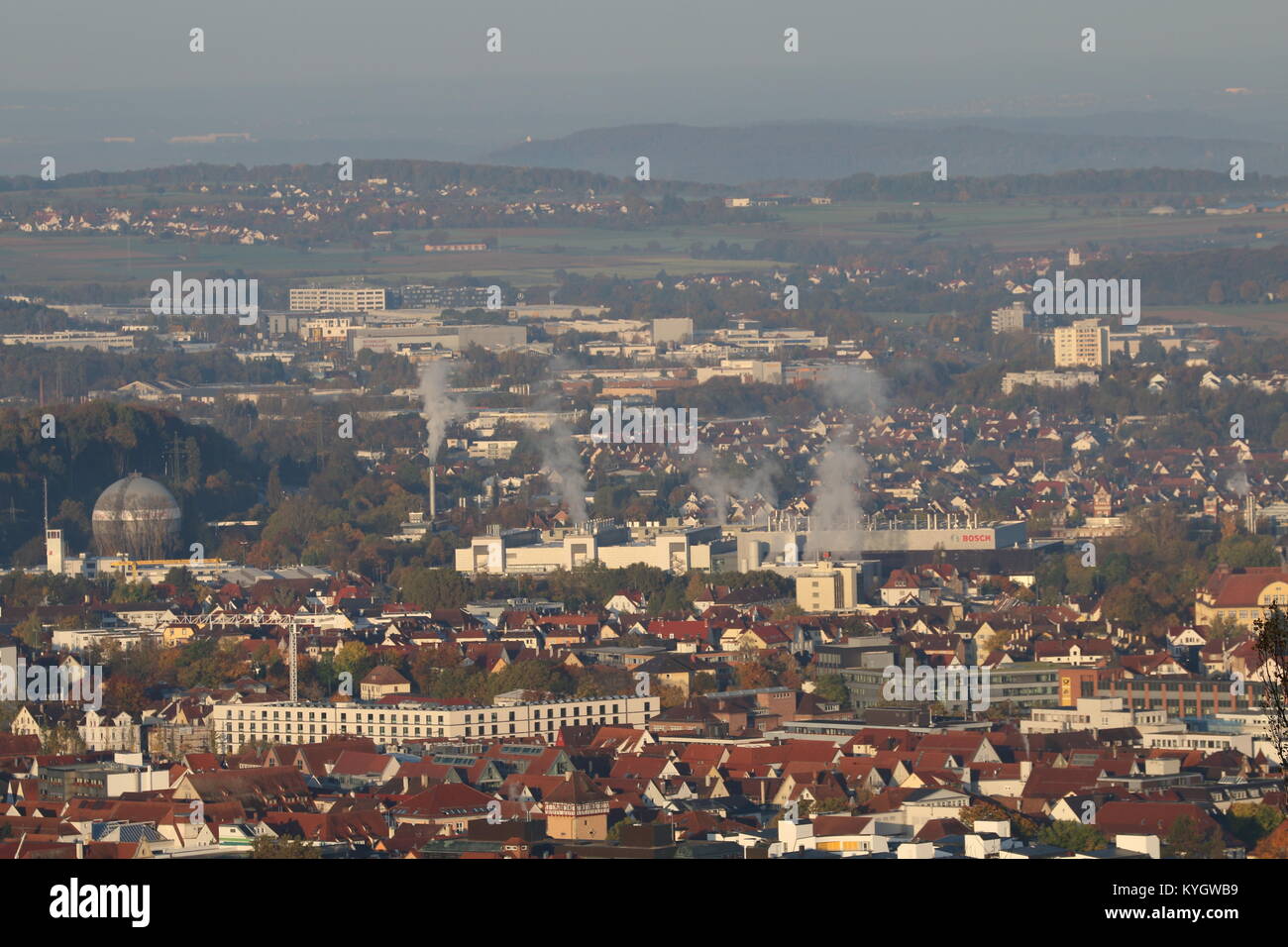 Stuttgart city forest in autumn hi-res stock photography and images - Alamy