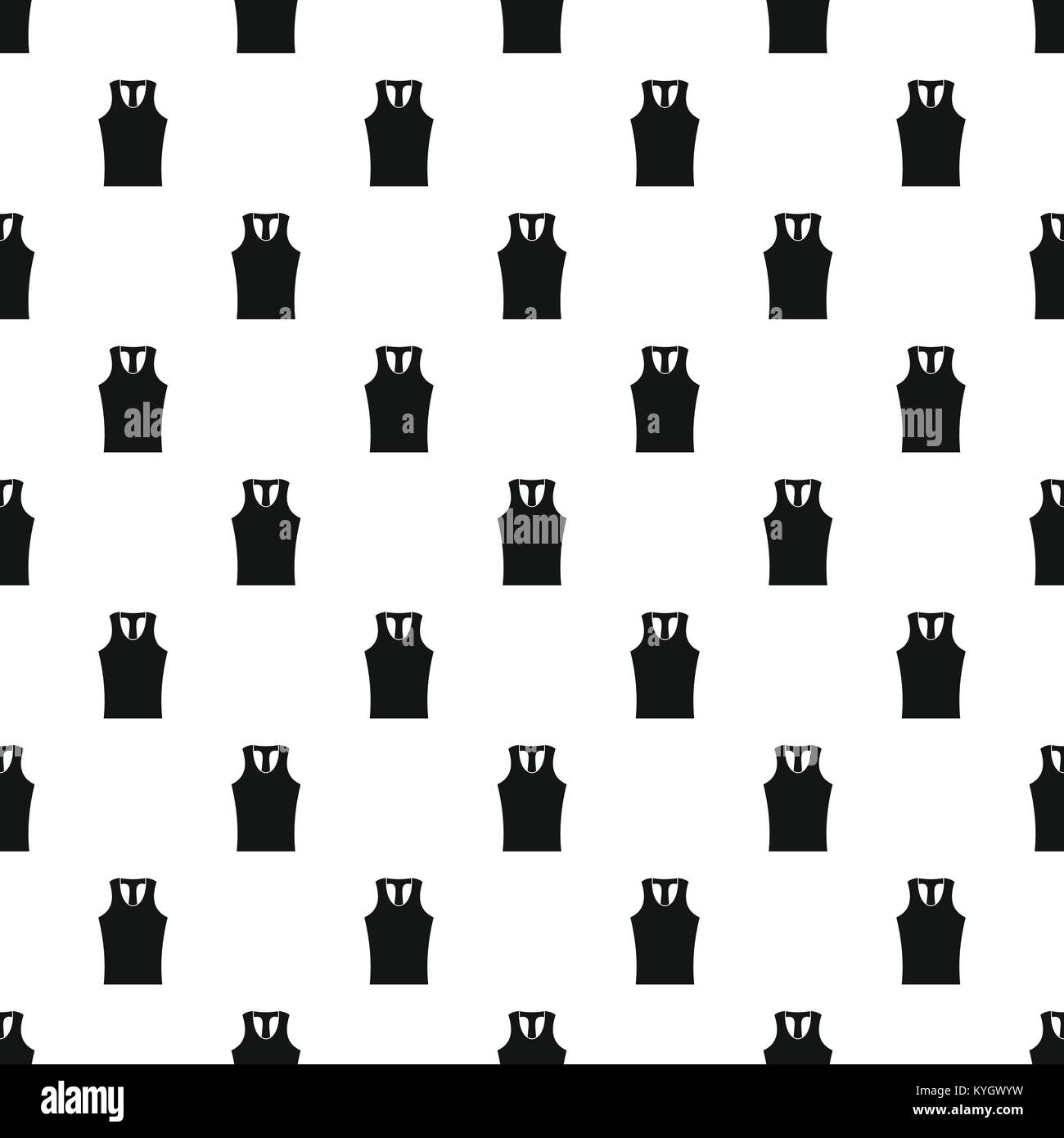 Sleeveless shirt pattern vector Stock Vector Image &amp; Art - Alamy
