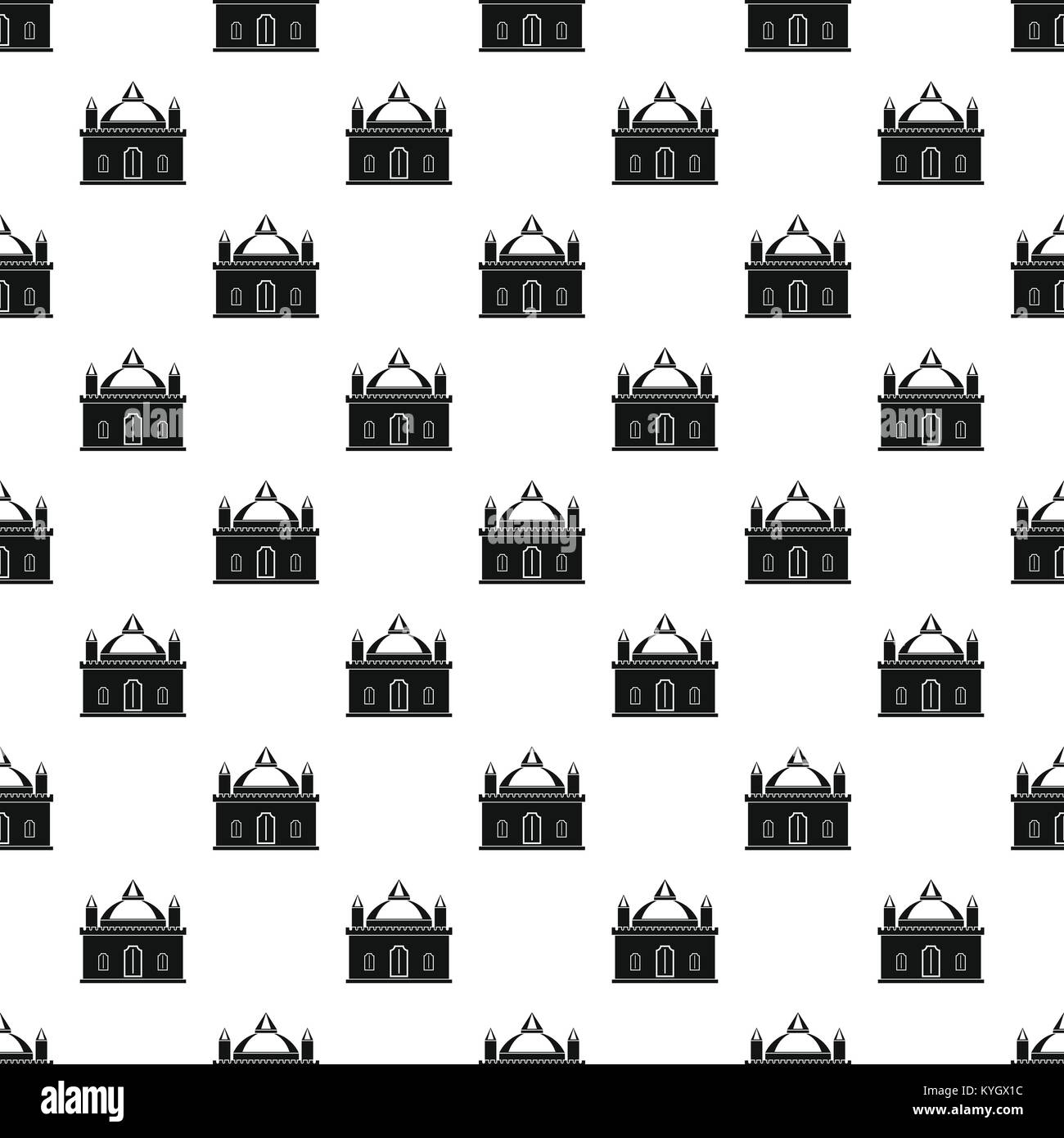 Royal castle pattern vector Stock Vector Image & Art - Alamy