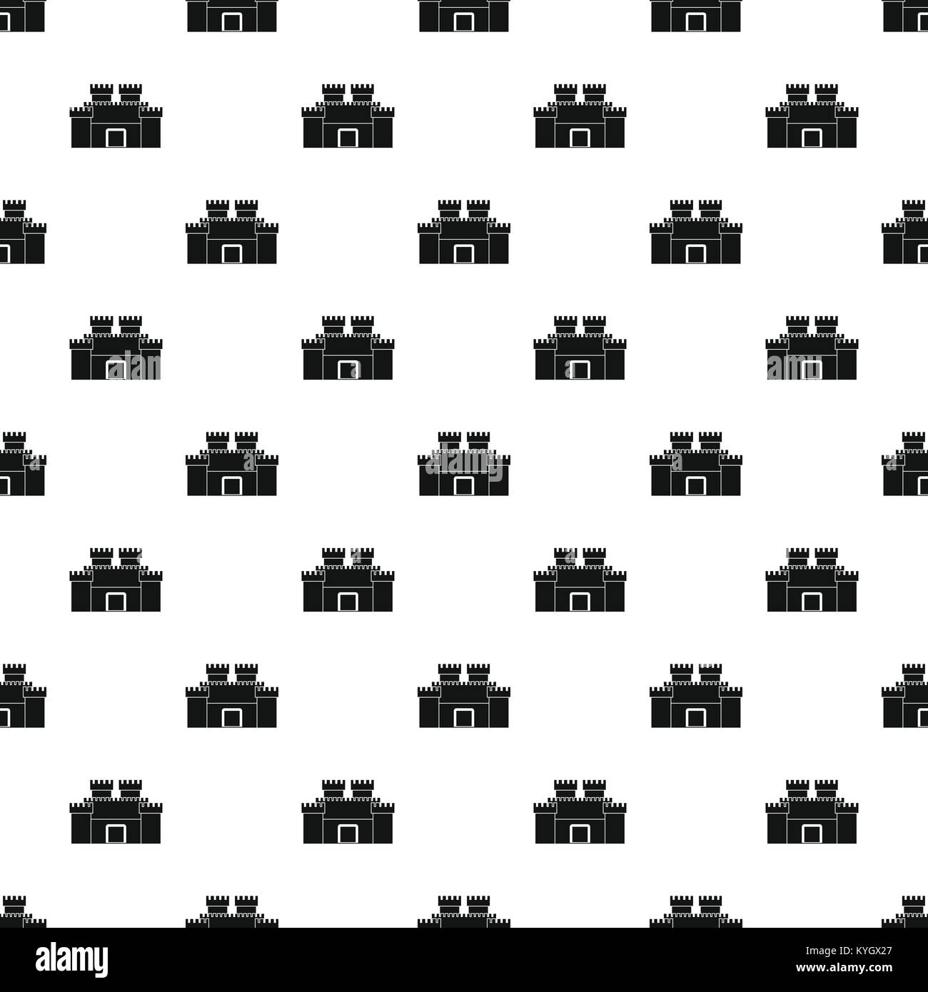 Ancient fortress pattern vector Stock Vector Image & Art - Alamy