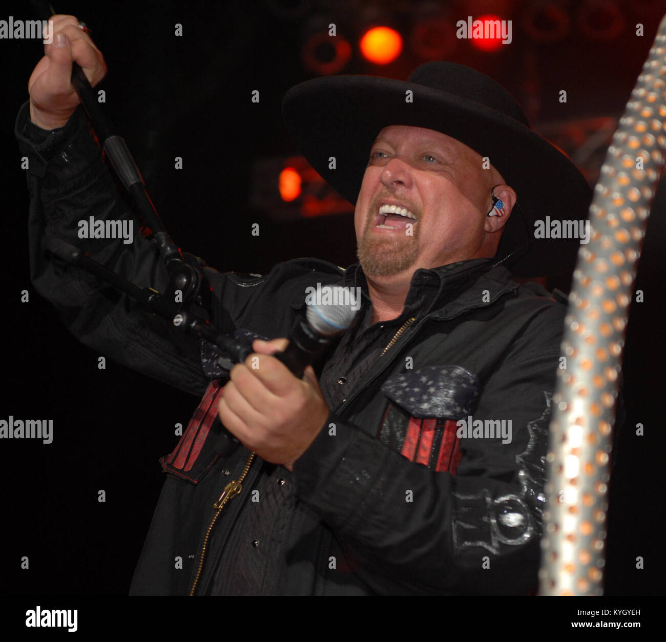 Eddie Montgomery of the country music duo Montgomery Gentry riles up